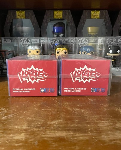 One Piece Luffy VINYL FIGURE SET OF TWO NYCC 2022 BAIT EXCLUSIVE KOKIES - Picture 6 of 6