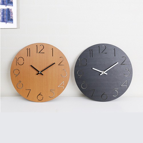 Ebern Designs Horloge murale, horloges murales décoratives à piles