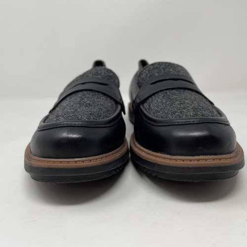 Womens 9.5 leather Mary Janes black soft cushion Clarks - Picture 4 of 11