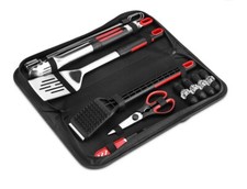 🔥NEW🔥Expert Grill 18-Pieces Stainless Steel Soft Grip BBQ Grill Tool Set