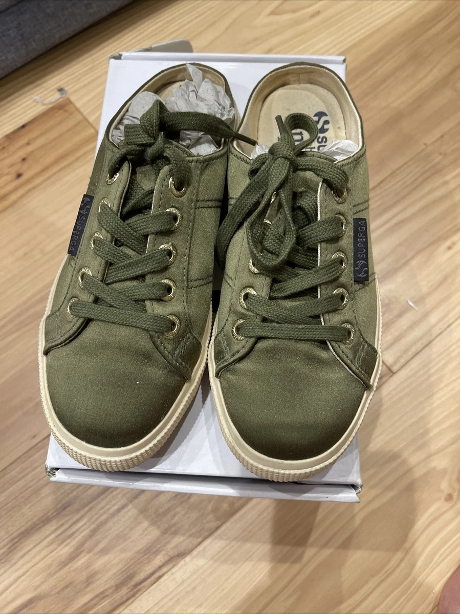 Superga store olive green