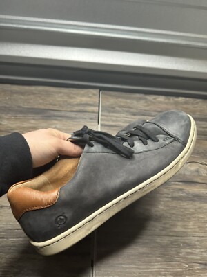 Born Allegheny II Men size 10.5 M black leather sneaker low top casual lace up Amazon.com | BORN Men main image 3