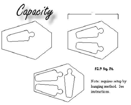 Appy Trails Backpacking Tarp Tent with footprint