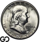 1950-D Franklin Half Dollar, Choice BU++