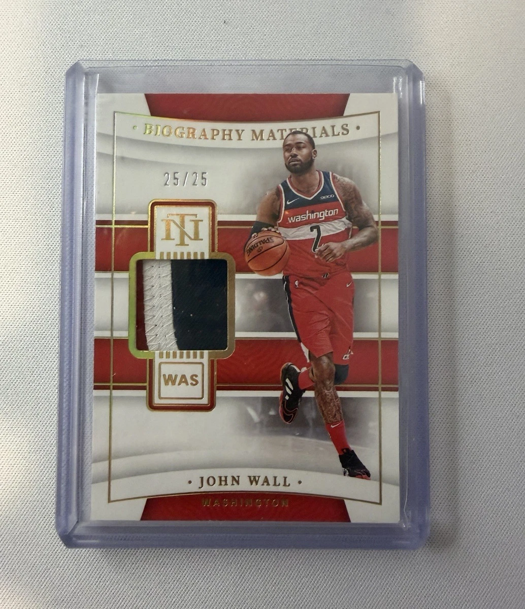 Panini John Wall Basketball Sports Trading Cards & Accessories