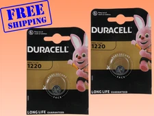 DURACELL CR1220 Lithium 3V Watch Battery (Exp. 12- 2035 )  2Pcs