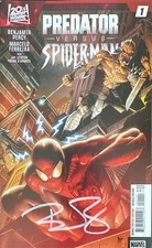 PREDATOR VS SPIDER-MAN #1 SIGNED BY BEN PERCY W/COA
