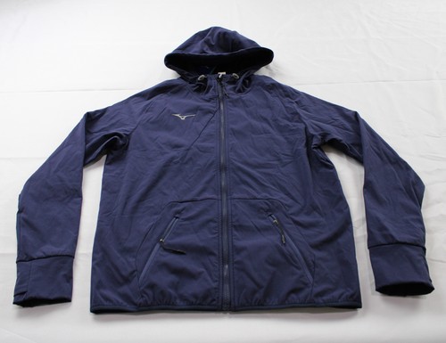 Mizuno Men's Power Warm-Up Long Sleeve Full Zip Jacket EH6 Navy Size XS NWT