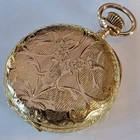 G47 1912 BEAUTIFUL 14K SOLID GOLD HUNTING CASE ELGIN ANTIQUE POCKET WATCH! A+!