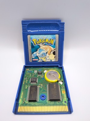 Pokemon Blaue Version Original Nintendo Gameboy Neu Premium Batterie sparen 