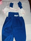 Vintage Cabbage Patch Kids/Doll Clothes Blue Overalls/Jumper Outfit (229)