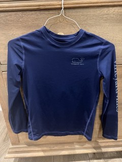 Vineyard Vines Blue Performance Long Sleeve Shirt Size Small