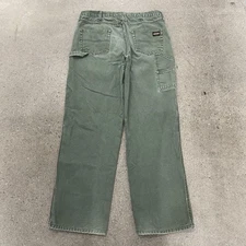Jesse James Carpenter Pants Mens Canvas Grunge Workwear Size 34x32