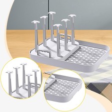 Cups Drying Rack Drain Tray Can Hold 6 Cups Drain Board Mug Holder Mug and Cups