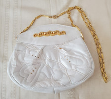 Vintage Carlo Fiori of Italy White evening purse