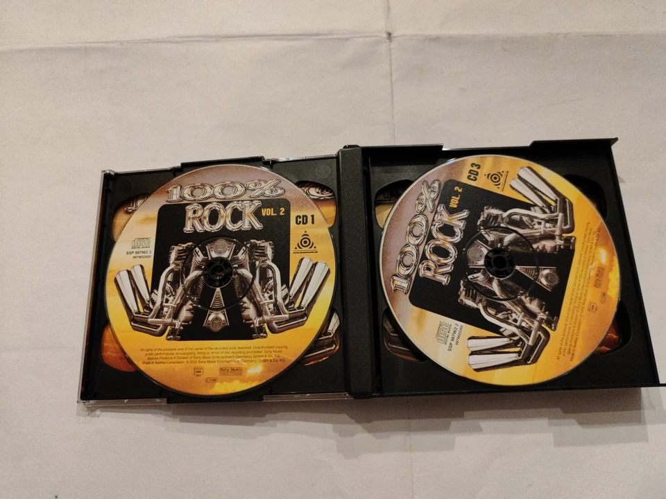 CD-BOX Santana, Toto, Black Sabbath, a.o. 100% Rock Vol. 2 Sony Music - Bild 2 von 4