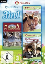 3in1 Pferde-Box: Mein Gestüt + Die Reitakademie + Die Reitakademie 2: Das entsch