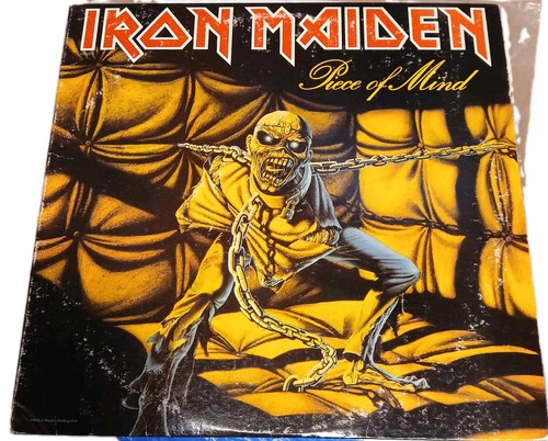 IRON MAIDEN 1983 Pressing on Capitol EMI ST-12274 Piece of Mind Vinyl Record LP