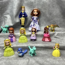 Disney’s Sofia The First Princess Figure Lot Mini Dolls Amber James Friends B12
