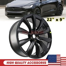 22 X 9 Front Alloy Wheel Rim Turbine For 2016-2021 Tesla Model X 97771 1027246
