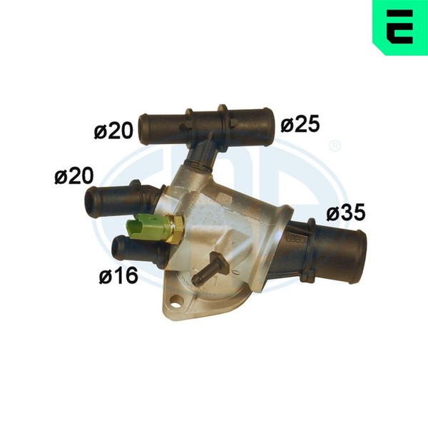 ERA Thermostat KüHlmittel 350017 FüR Fiat Thesis Alfa Stilo Lancia Mit GehäUse 2-image