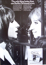 BARBRA STREISAND 1970 original POSTER ADVERT ON A CLEAR DAY YOU CAN SEE FOREVER