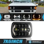 For Volkswagen Rabbit 1979-84 1PCS 7x6" LED Headlight DRL Hi/Lo Sealed Beam Lamp