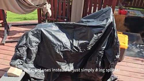 Heavy Duty Waterproof Log Splitter Cover, UV & Weather Resistant, 420D Oxford Fa - Picture 8 of 8