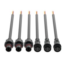 4 Pin Electrical Connector 20AWG IP65 Male Female Connector 7.87in/20cm Exten...