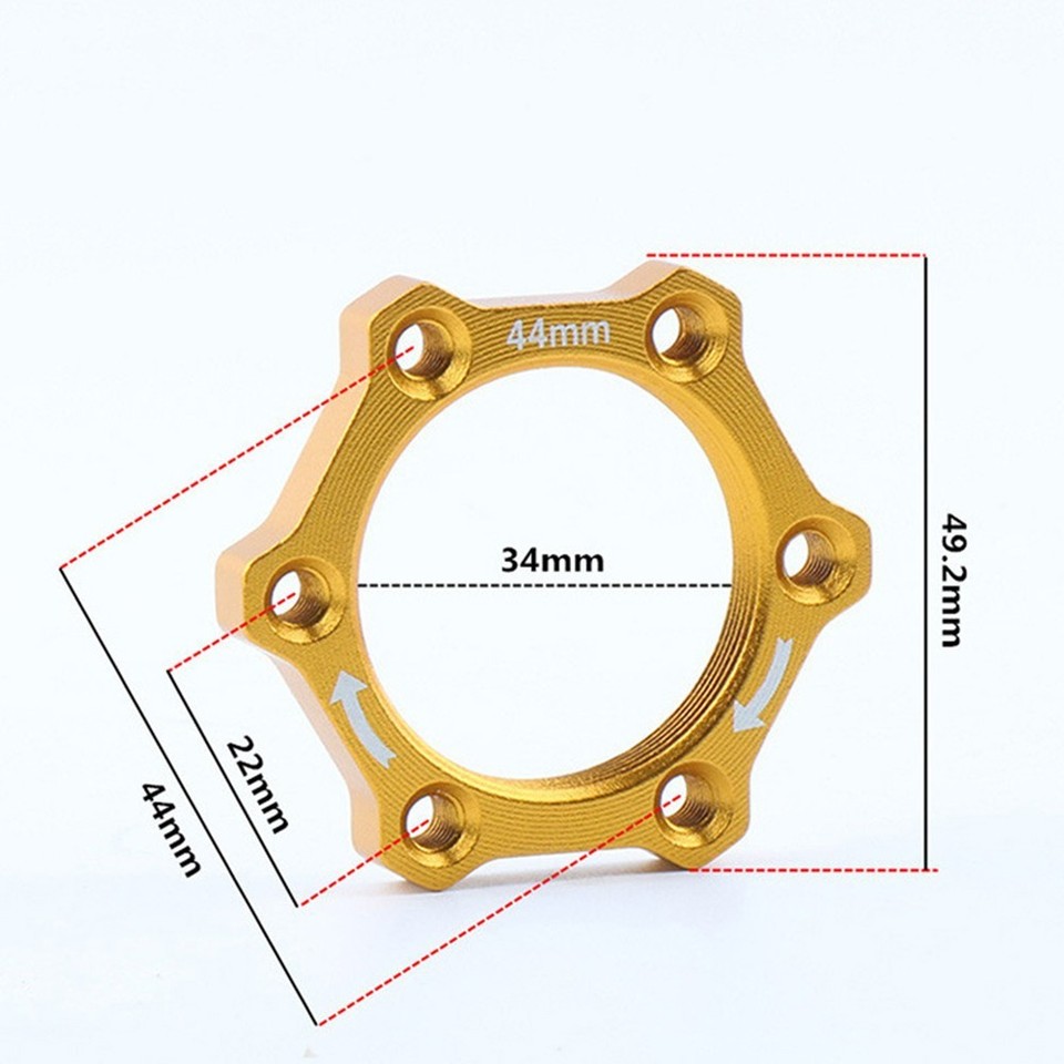 Bicycle Wheel Flange Adapters for Disk Brakes and Threaded Hubs by For ...