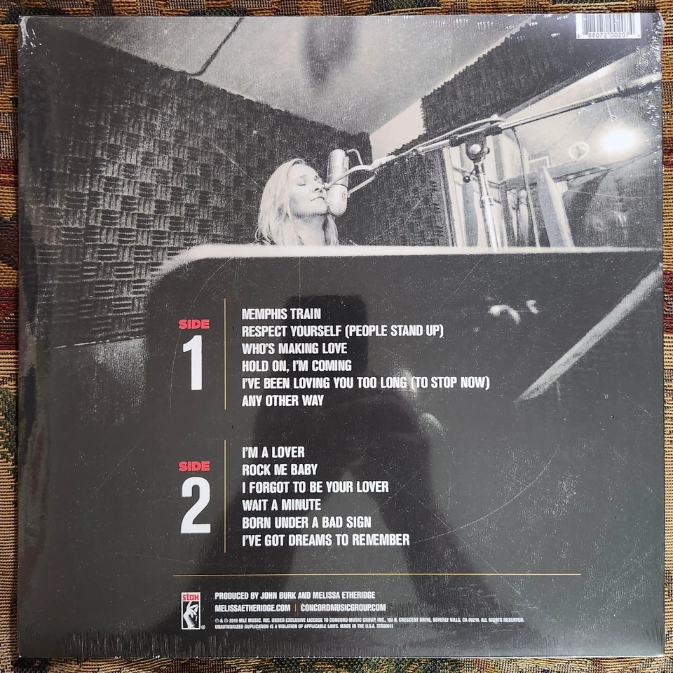 Melissa Etheridge "Memphis Rock And Soul" Stax Records Sealed And Mint 2016 Foto 3 de 4