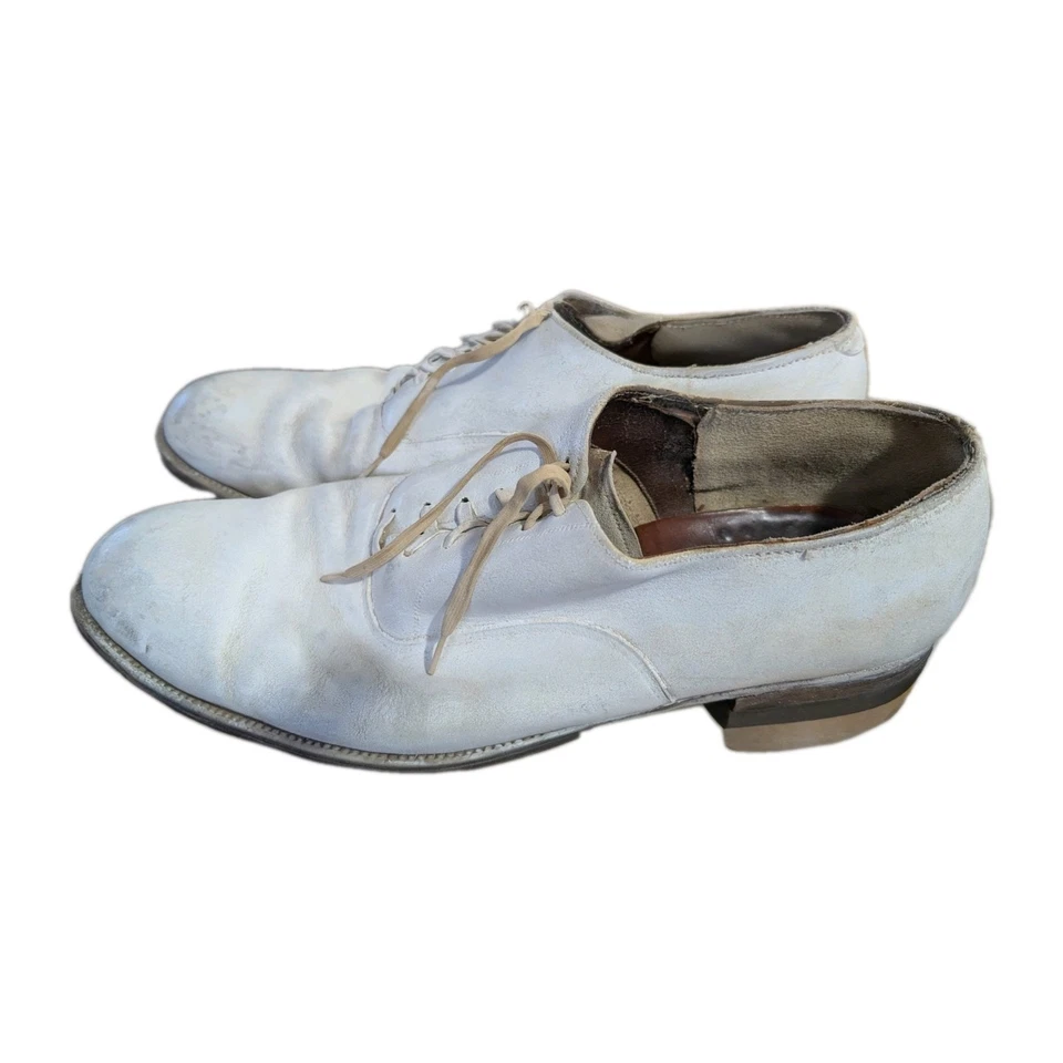 Zapatos Buck ("Bucks") vintage de 1920 de Stetson - para hombre talla 11 - cordones originales Foto 2 de 4