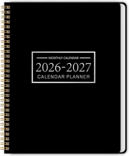 Monthly Planner 2026-2027, 2026 Calendar 24 Months Planner, Jan 2026 - Dec 2027,