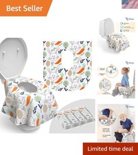 Disposable Toilet Seat Cover for Travel 20 Pack with Covers Wrapped in Sets...
