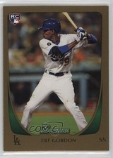 2011 Bowman Draft Gold Dee Gordon #40 10ba