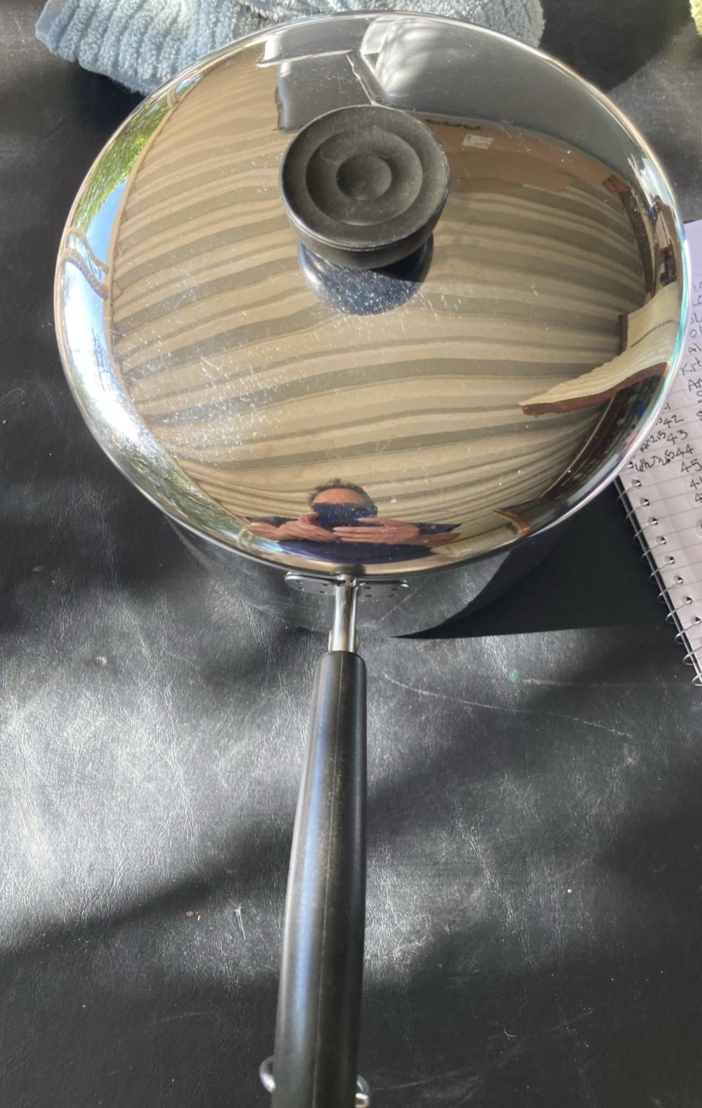 Vintage Revere Ware 1801 Stainless Steel 3 Qt Saucepan/Lid. VG+++ [49]