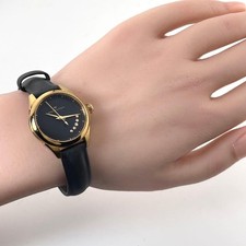 Hamilton Jazzmaster Lady Quartz Watch Black Dial 27mm Steel Used 2