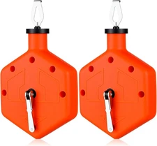 2 Pcs Chalk Line Tool 100 ft Portable 1 Count (Pack of 2), Orange 