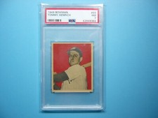 1949 BOWMAN MLB BASEBALL CARD #69 TOMMY HENRICH PSA 7 NM SHARP '49 BOWMAN GL