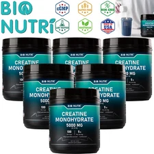 Bulk Pure Creatine Monohydrate 500 Grams Powder Fitness Supports Muscle Energy
