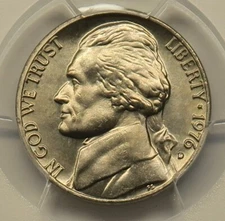 1976 D Jefferson Nickel PCGS MS66, Free Shipping