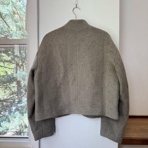 Chaqueta Reformation Owen de lana abotonada en piedra mediana nueva con etiquetas - Imagen 10 de 14