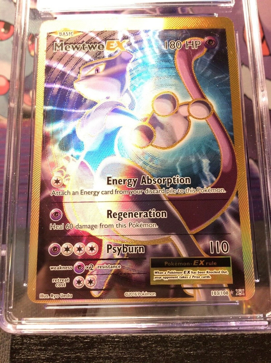 Pokemon Mewtwo EX Evolutions 103/108 OC error CGC 9 PSA | eBay
