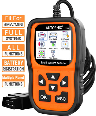AUTOPHIX 5900 OBD2 Diagnosegerät für BMW/Mini OBD2-Scanner Multisystem Diagnose