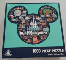 NEW IN BOX - WALT DISNEY WORLD - 1000 PIECE PUZZLE JIGSAW 25" X 20.5"