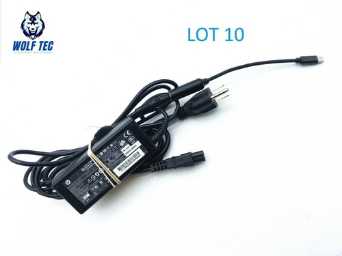 LOT100 65W USB-C Type-C F/ HP/Lenovo/Acer/Asus Adapter Chromebook Laptop Charger - Picture 9 of 9