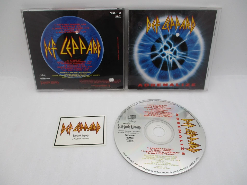 Def Leppard 9CDs Adrenalize,Euphoria,Hysteria,Retro Active Japan Version - Bild 3 von 4