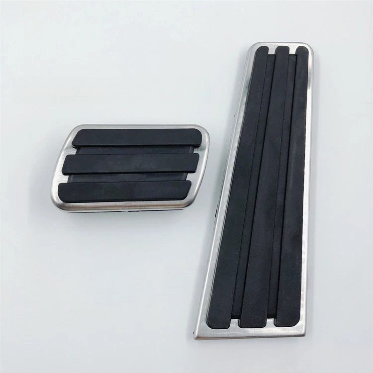 Pedal de freno de gasolina de coche de acero inoxidable sin silpa para Porsche Panamera Boxster 718 Foto 2 de 4