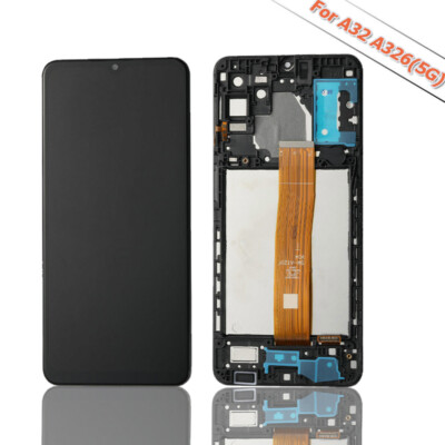 For Samsung Galaxy A32 A326 5G LCD Display Touch screen Digitizer Assembly+Frame