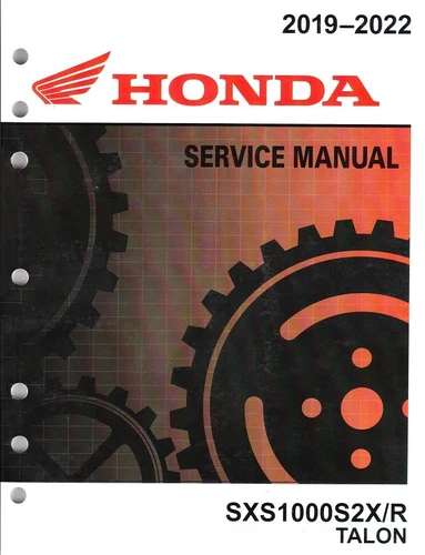 2019-2023 Honda SXS1000S2X/R Talon Factory Service Repair Shop Manual L603 - OEM
